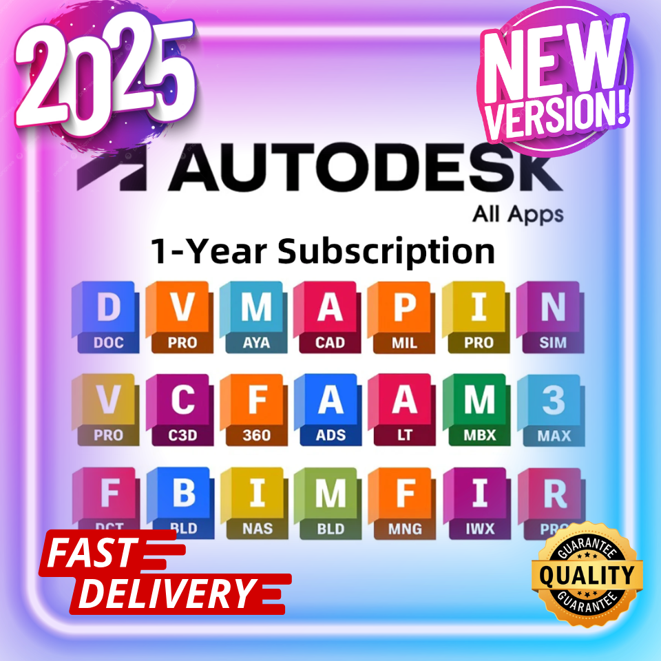 Auto–desk All Apps – Original 100% Legal Acoount – 1 Year Access  Auto-desk